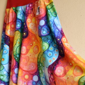 Sukně půlkolová Kaleidoskop S/M